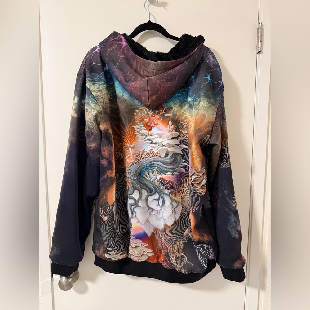 Threyda Neurogenesis Sherpa Hoodie by Blake Foster - size XXL - Picture 3 of 14
